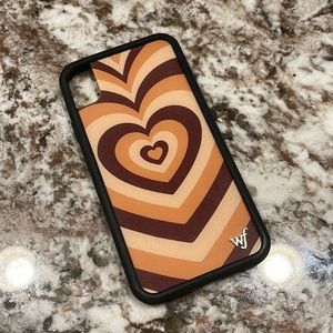 Wildflower Latte Love iPhone Case
